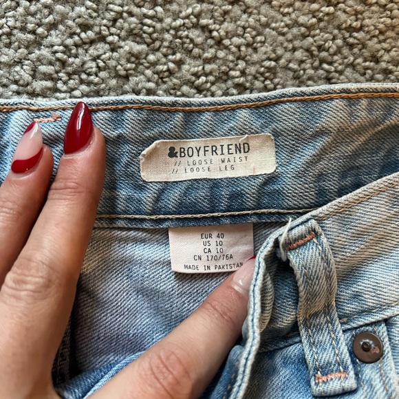 Boyfriend Jeans Short Ripped - Picture 3 of 4